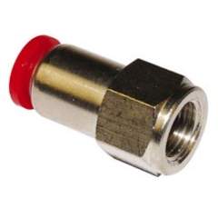 Norgren C02260418. Straight adaptor - female/parallel