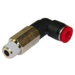 Norgren C01540428. Codo 90° orientable (extendido – rosca macho cónica)