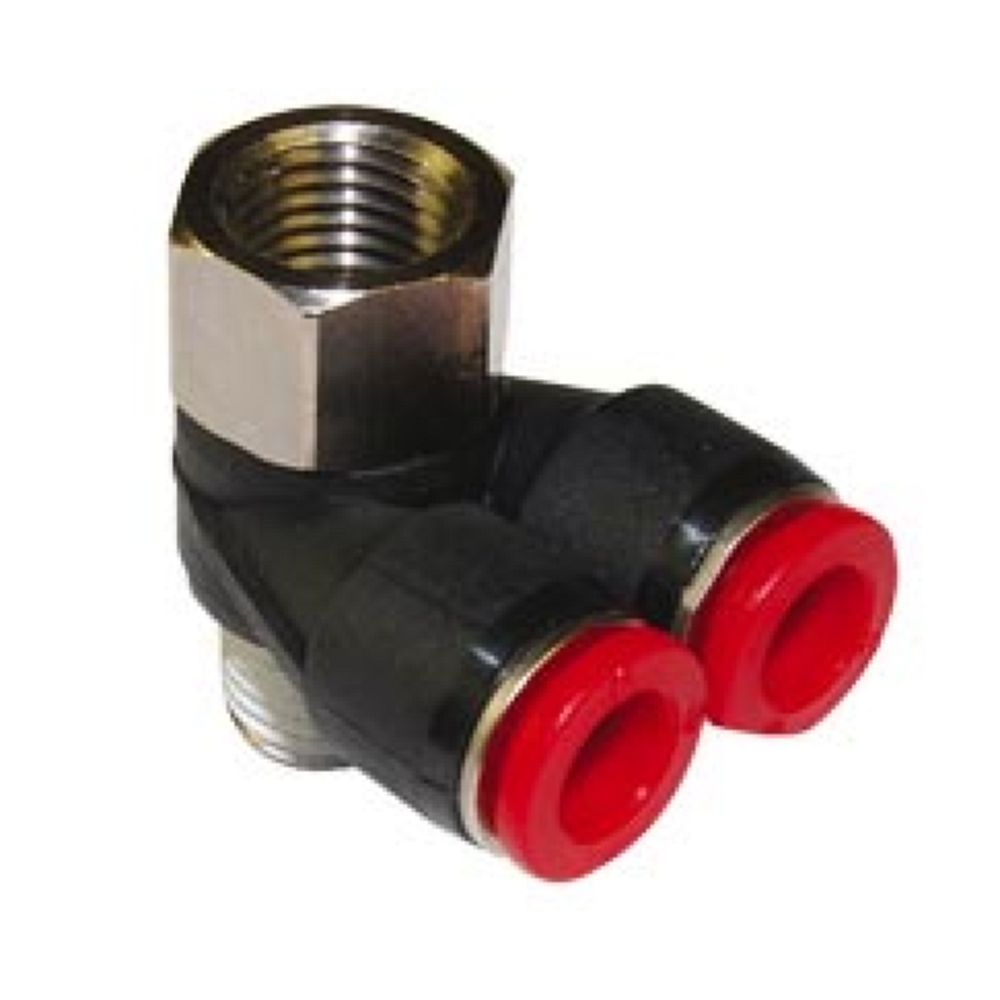 Norgren C0H7J1248. Banjo doble con puerto superior - rosca cilíndrica