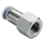 Norgren M02260406. Straight Adapt Female pll 4mm OD M6 Thread