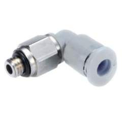 Norgren M02470303. Codo 90º Orientable Tubo 3mm OD - Rosca Macho M3
