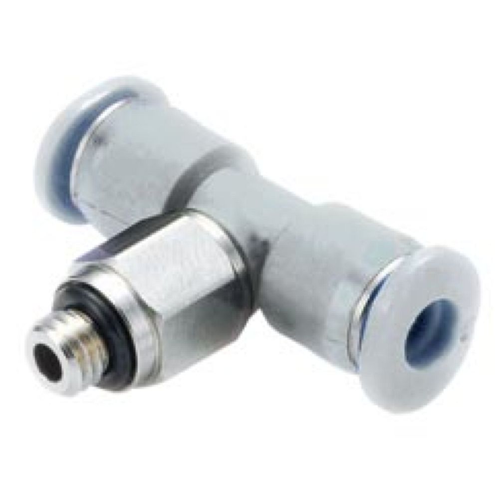 Norgren M02670406. T' Orient tubo 4mm OD-Rosca Macho Cil Central M6