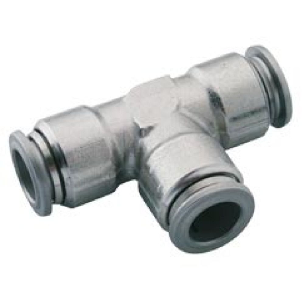 Norgren S00601000. Racores en acero inoxidable Pneufit S - conector en T, tubo x 3