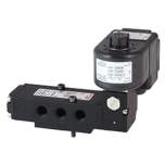 Norgren 9710265460004800. Válvula de corredera con accionamiento eléctrico indirecto - Conexión en línea (construcción roscada)