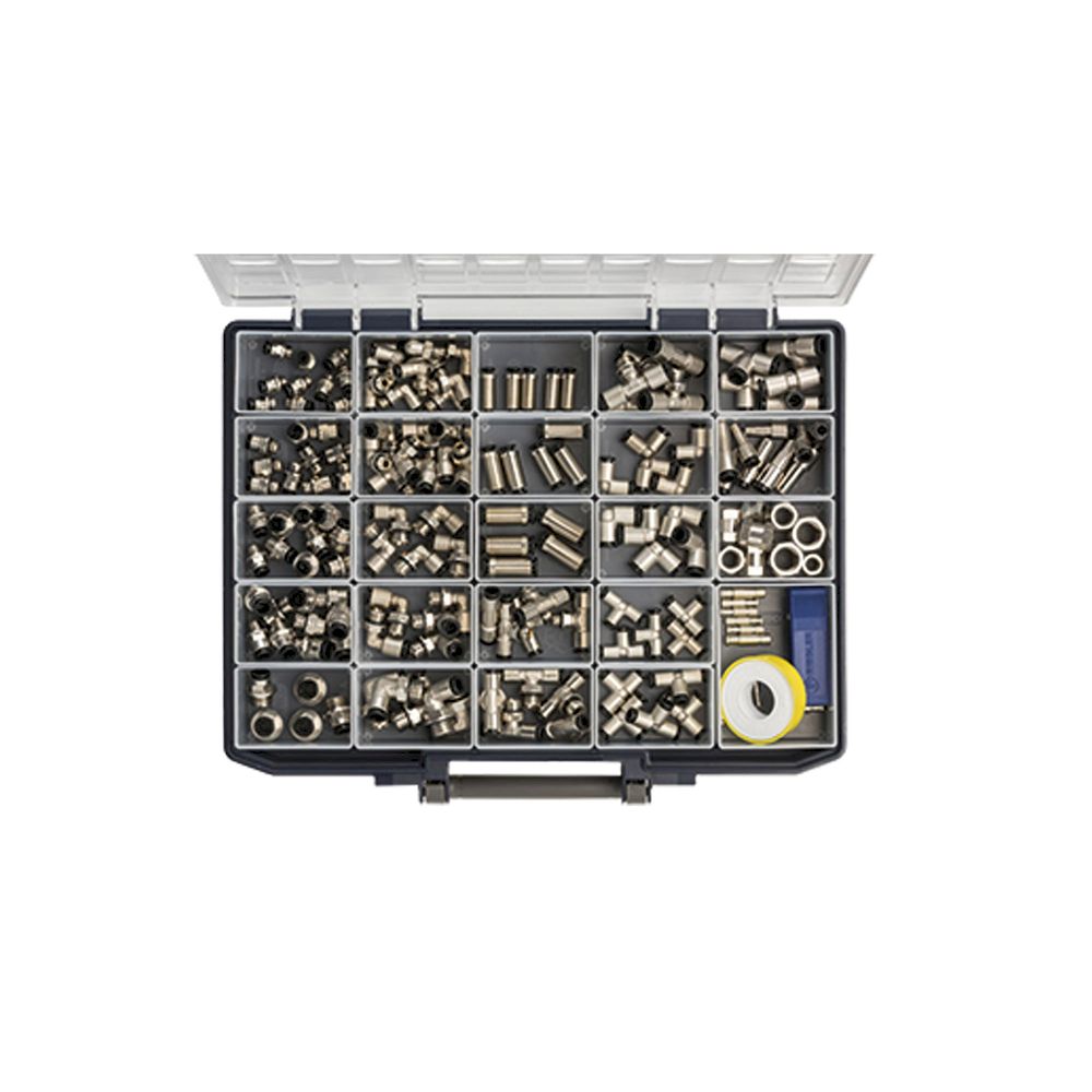 Riegler 108821. Sortimentsbox Schnellsteckverbindungen »click-clock«