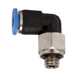 Riegler 109037.Push-in L-fitting »Blue Series« mini, rotating, M7