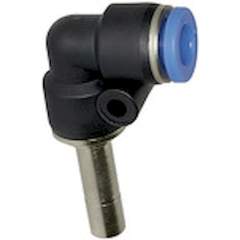 Riegler 109106.Push-in L-connector, Plug nipple 6 »Blue Series« mini, hose Ø 6