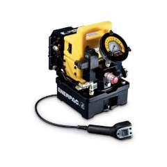 Enerpac PMU10422Q, Dos velocidades, Bomba hidráulica eléctrica portátil para llaves de torque con intercambiador de calor, .5 galones utilizable de aceite, 230V, Para utilizar con llaves Serie S & W