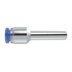 Riegler 109103.Str. push-in connector, hose Ø4, plug nip. 6, »Blue Series« mini