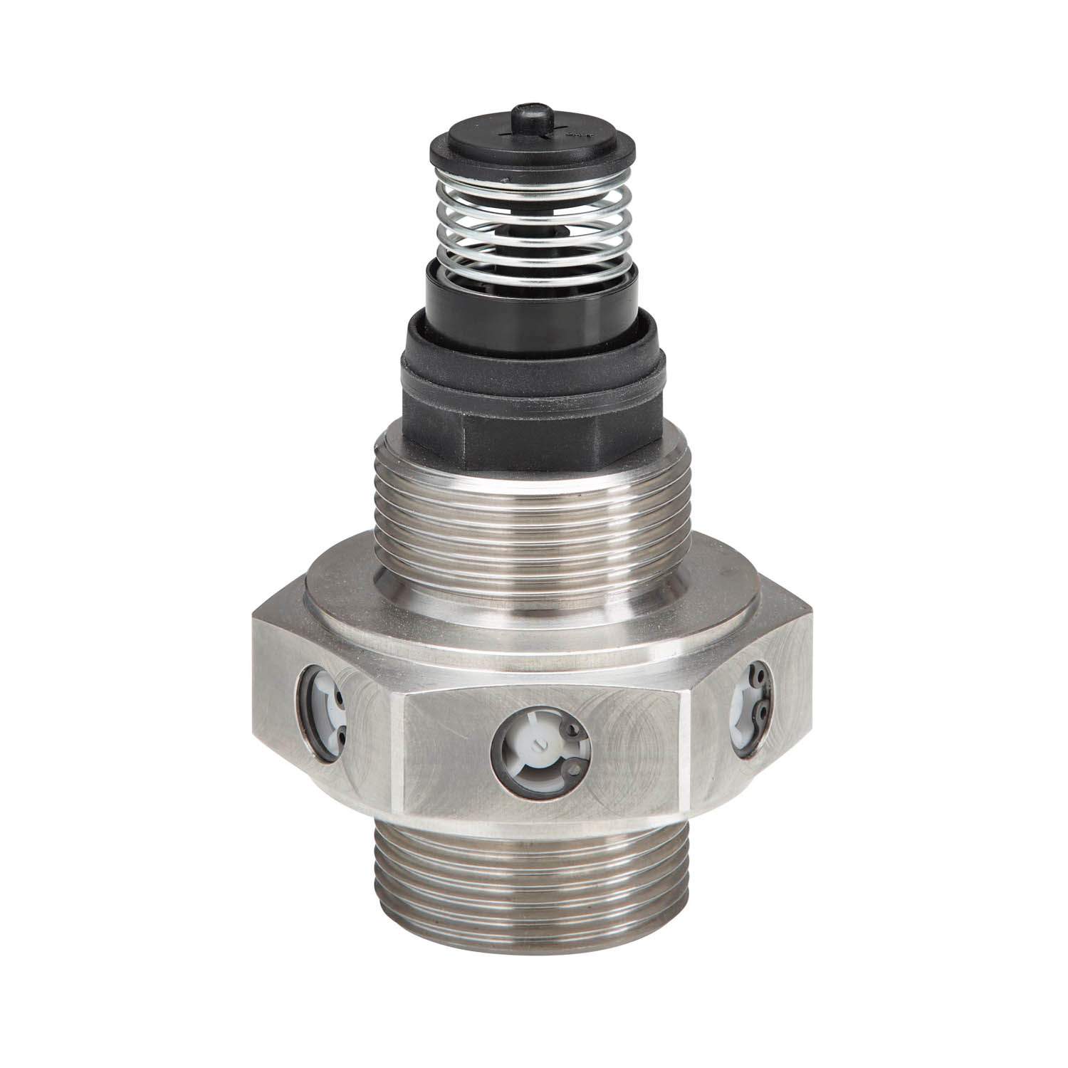 Stauff 6100221158. Ventileinheit für Luftentfeuchter SDBL/SVDB-121/122 Bypassventil Luftstrom am Trocknermaterial vorbei Außengewinde G1-1/4 BSP Außengewinde G1-1/4 BSP