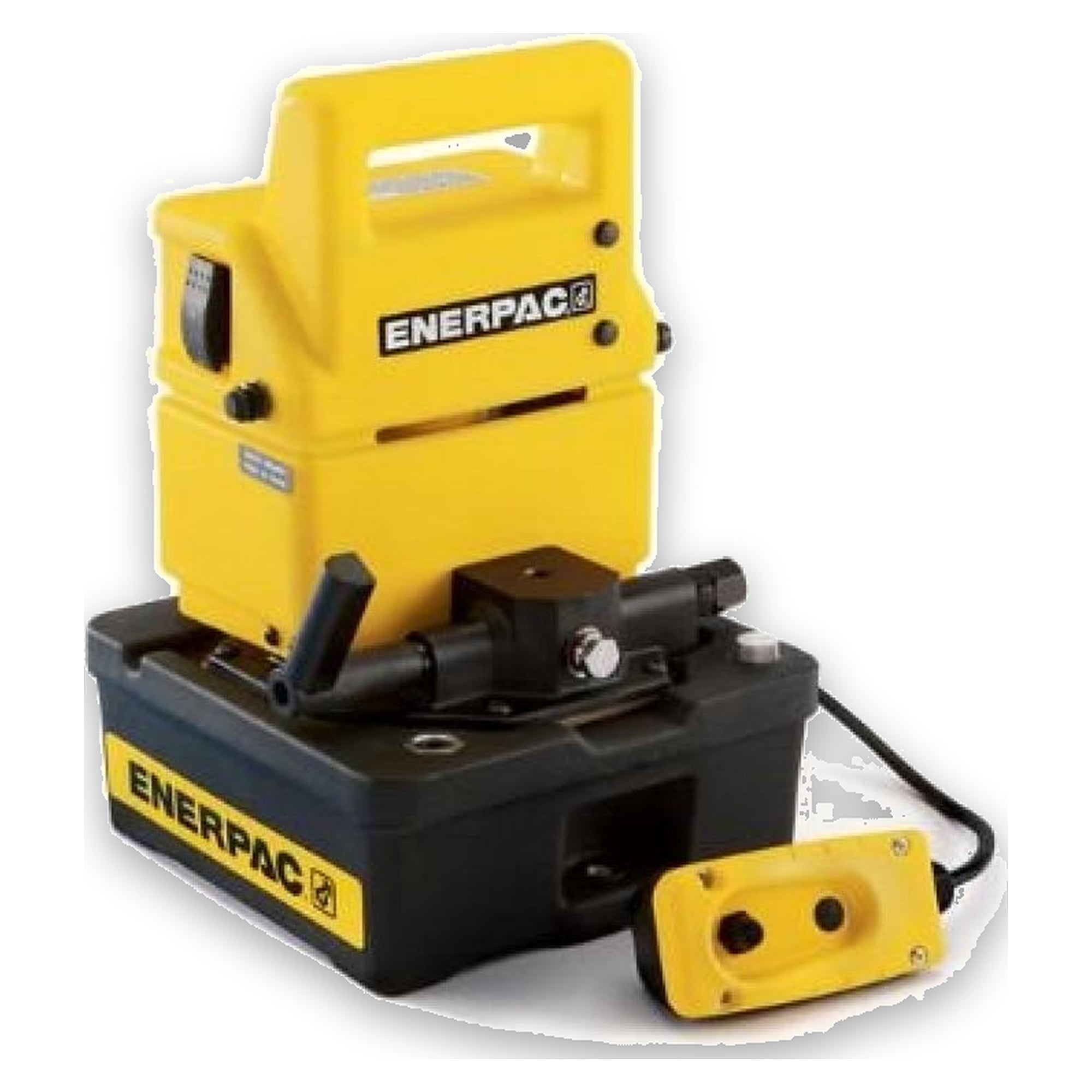 Hydraulik-Elektropumpe, zweistufig, 4/3-Handventil, 230 V - Enerpac PUJ1400E