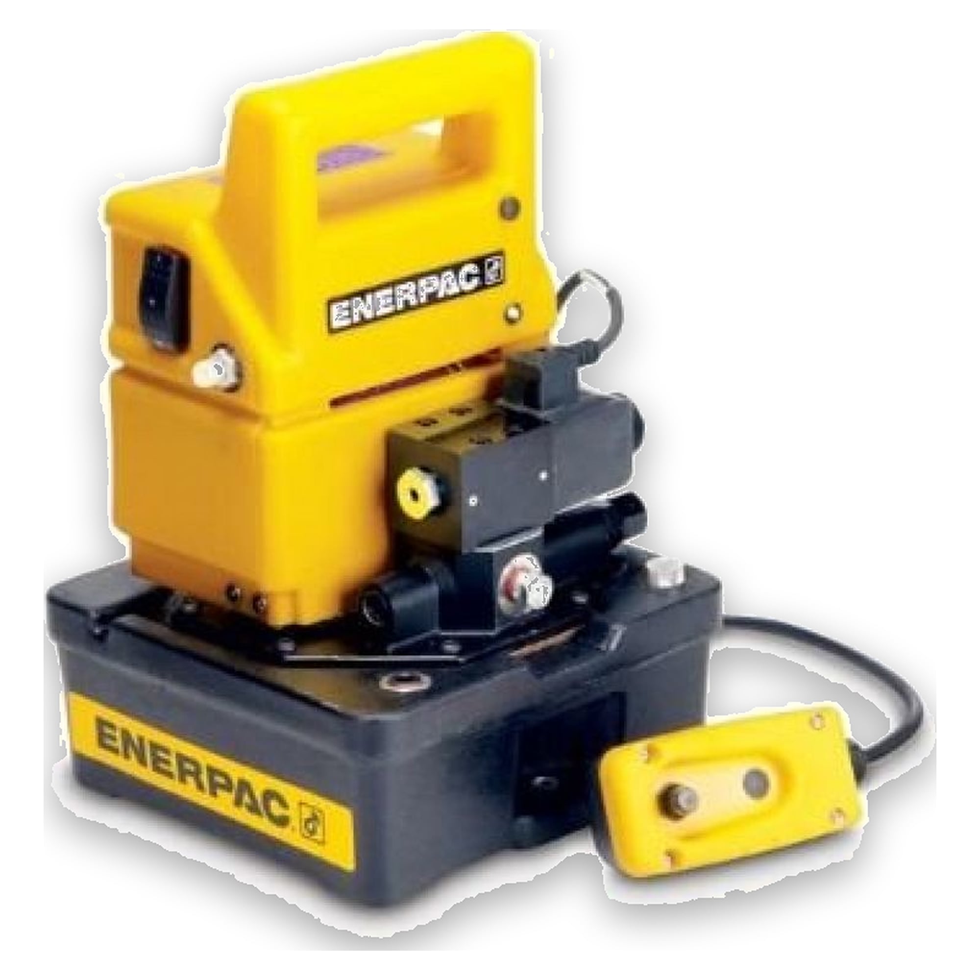 Hydraulik-Elektropumpe, zweistufig, Ablassventil, 230 V - Enerpac PUD1101E