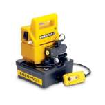 Enerpac PUD1101E, Dos velocidades, Bomba hidráulica eléctrica económica, Válvula de descarga, 230V, Para usar con cilindros de simple acción