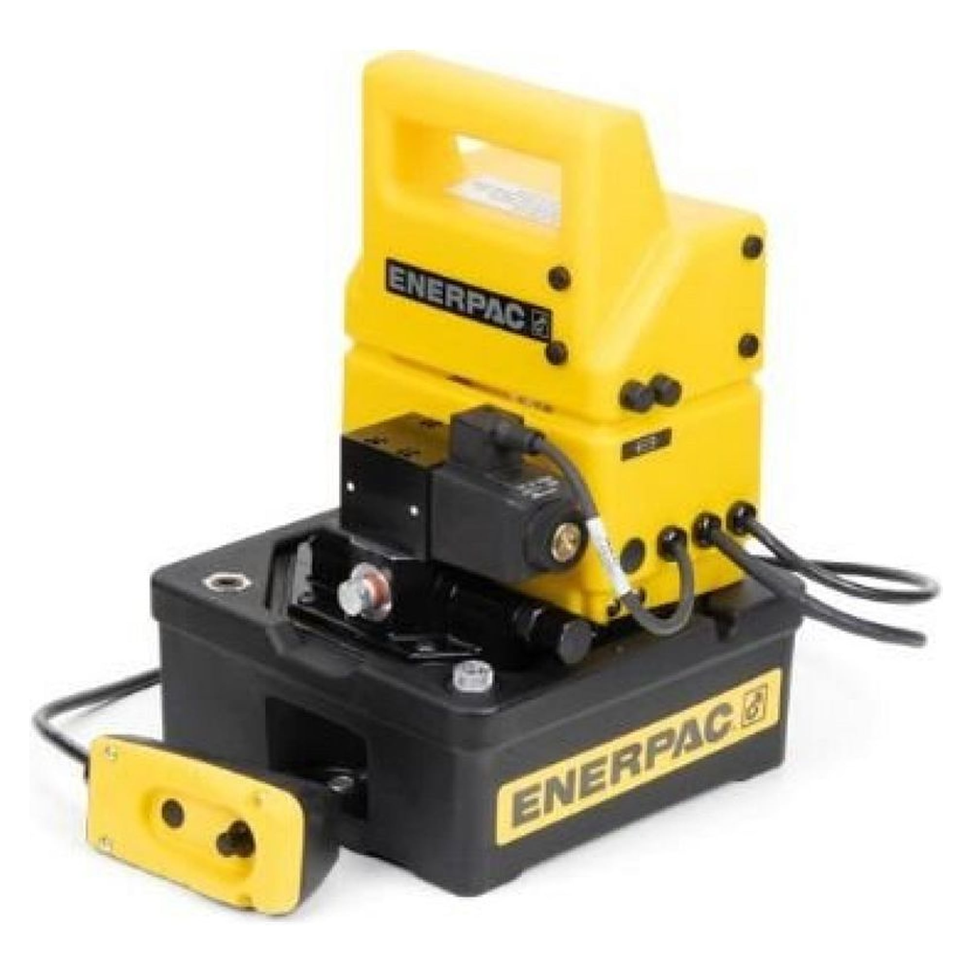 Hydraulik-Elektropumpe, zweistufig, Ablassventil, 230 V - Enerpac PUD1100E
