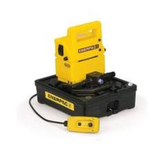 Enerpac PUJ1401B, Zweistufig, Kompakt Hydraulische Elektropumpen, 4/3 Handventil, 115V, für den Einsatz mit doppeltwirkenden Zylindern