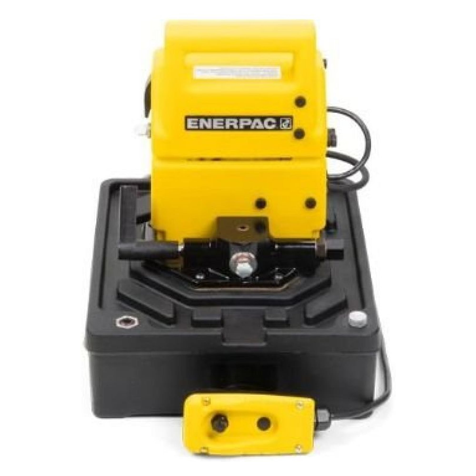 Hydraulik-Elektropumpe, zweistufig, 3/2-Handventil, 230 V - Enerpac PUJ1201E