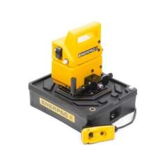 Enerpac PUJ1201E, Dos velocidades, Bomba hidráulica eléctrica económica, 3/2 válvula manual, 230V, Para usar con cilindros de simple acción