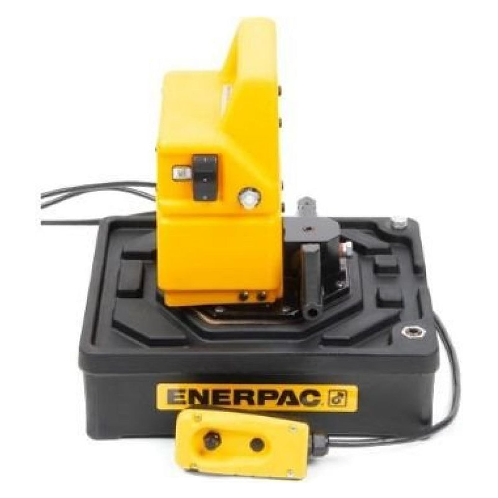 Hydraulik-Elektropumpe, zweistufig, 3/2-Handventil, 230 V - Enerpac PUJ1201E