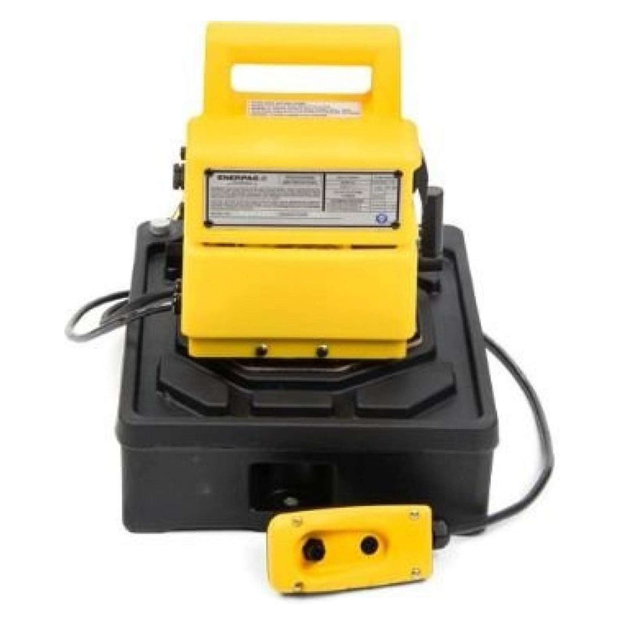 Hydraulik-Elektropumpe, zweistufig, 3/2-Handventil, 230 V - Enerpac PUJ1201E