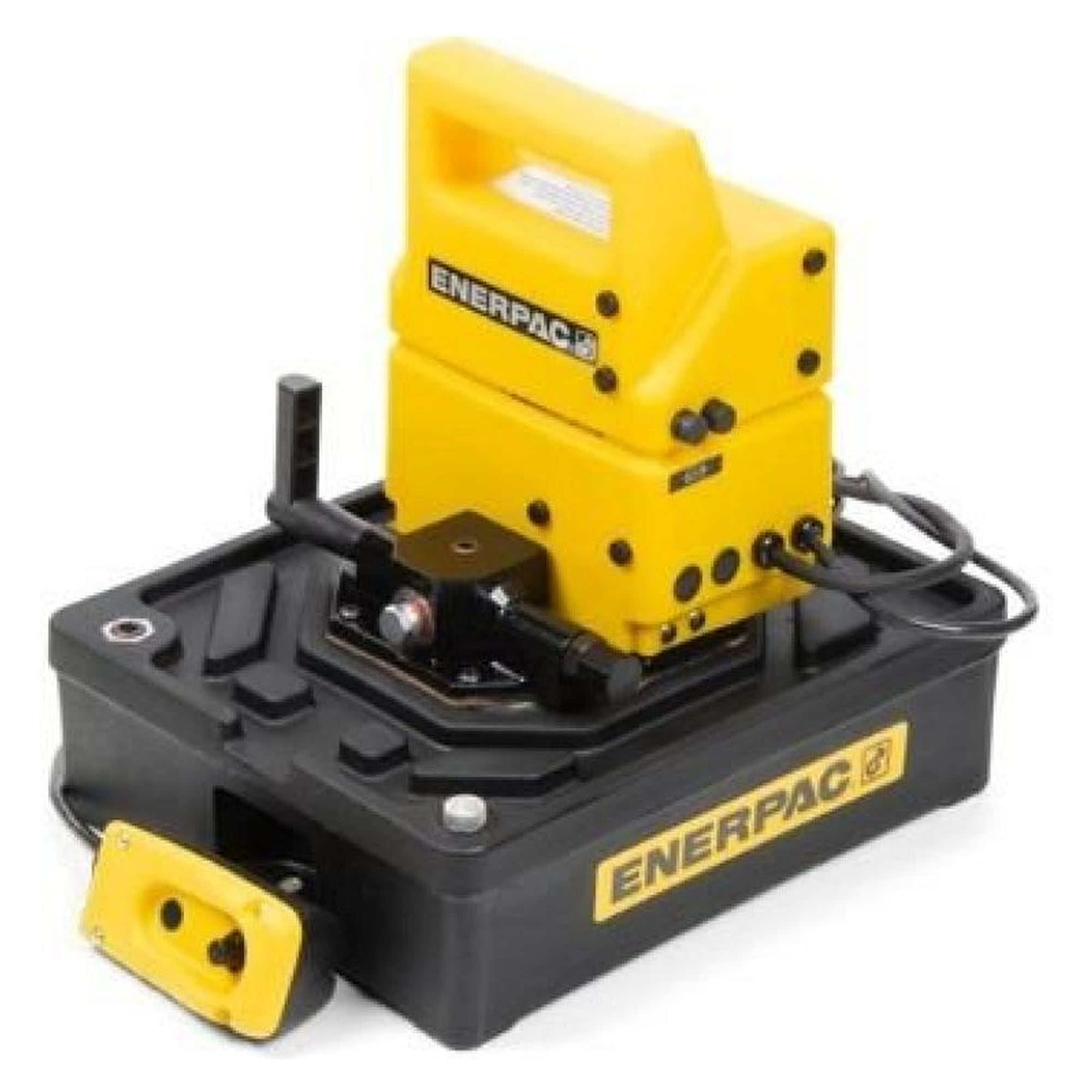 Hydraulik-Elektropumpe, zweistufig, 3/2-Handventil, 230 V - Enerpac PUJ1201E