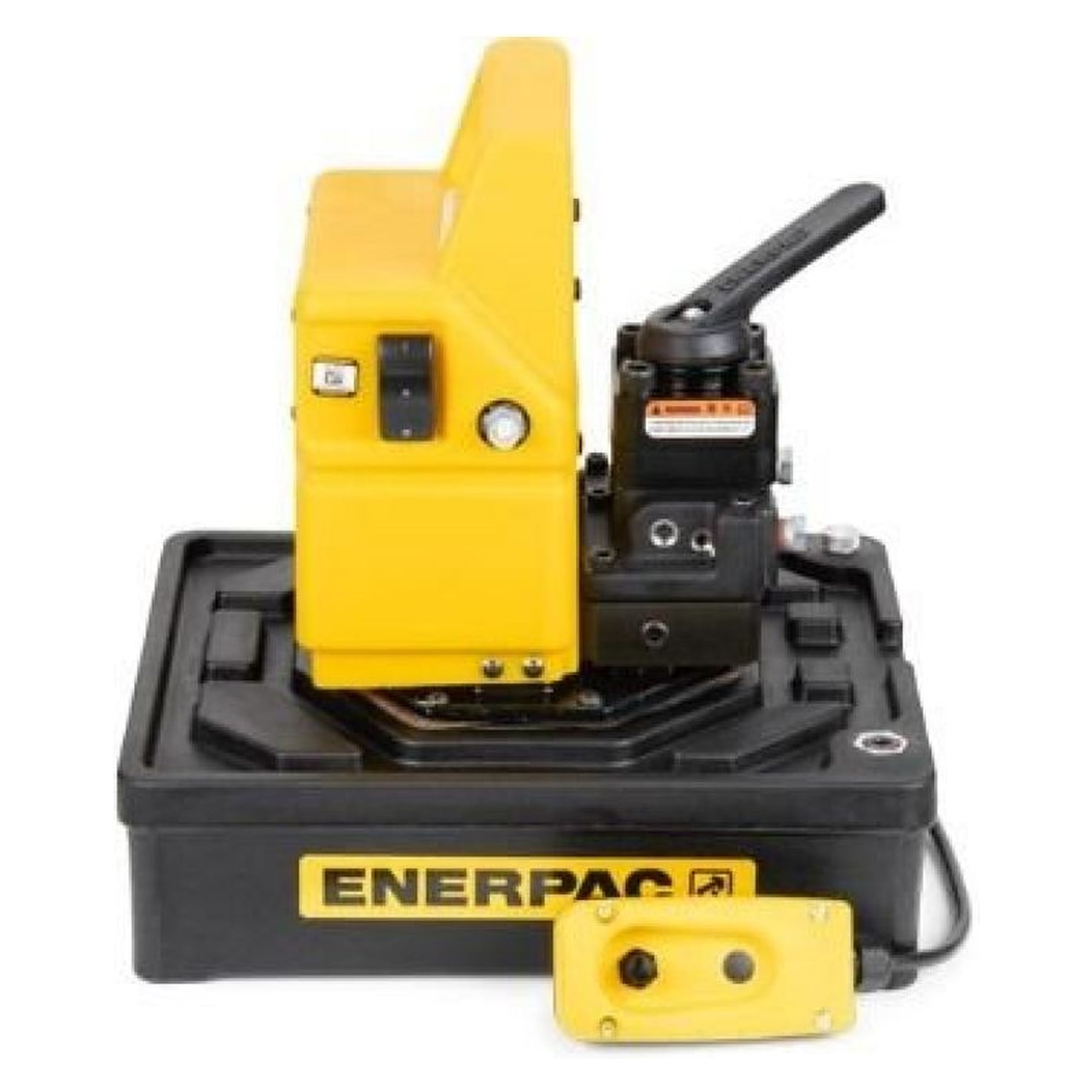 Hydraulik-Elektropumpe, zweistufig, 4/3-Handventil, 230 V - Enerpac PUJ1401E