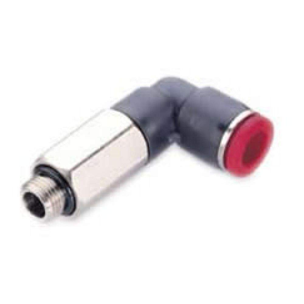 Norgren C02540406. Codo 90&deg; orientable (extendido &ndash; rosca macho c&oacute;nica)