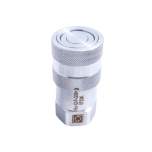 Stauff 6100240623. Quick Release Coupling Female Flat Face FH Size 51 2 NPT Female Viton Seal 316 Stainless Steel Max Working Pressure: 60 Bar