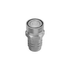 Stauff 6100068580. Schraubkupplung Muffe BG 2 - Nennweite 10 NPTF-Innengewinde 1/2"-14 NPTF flachdichtend Unter Druck kuppelbar NBR+PTFE Dichtung