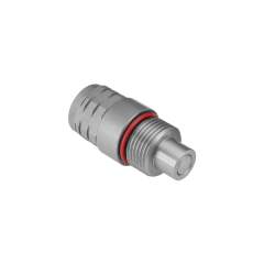 Stauff 6100068615. Schraubkupplung Stecker BG 3 - Nennweite 12 UN/UNF-Innengewinde 3/4"-16 UNF flachdichtend Unter Druck kuppelbar NBR+PTFE Dichtung