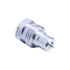 Stauff 6100073174. Quick Release Coupling Screw to Connect HH Male Size 06, 1/4 BSP Male Viton Seal 316 Stainless Steel Max Working Pressure: 750 Bar