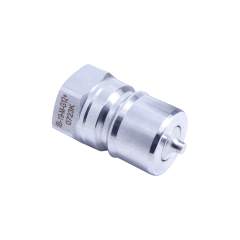 Stauff 6100240799. Quick Release Coupling ISO B Male Size 03 1/8 BSP Female 316 Stainless Steel Max Working Pressure: 450 Bar