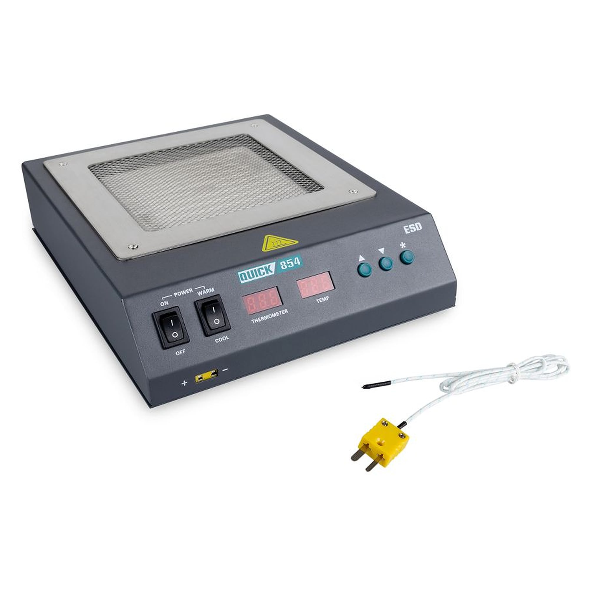 Infrarot-Heizplatte mit Keramikstrahler 400W, 50-350°C - Quick 854