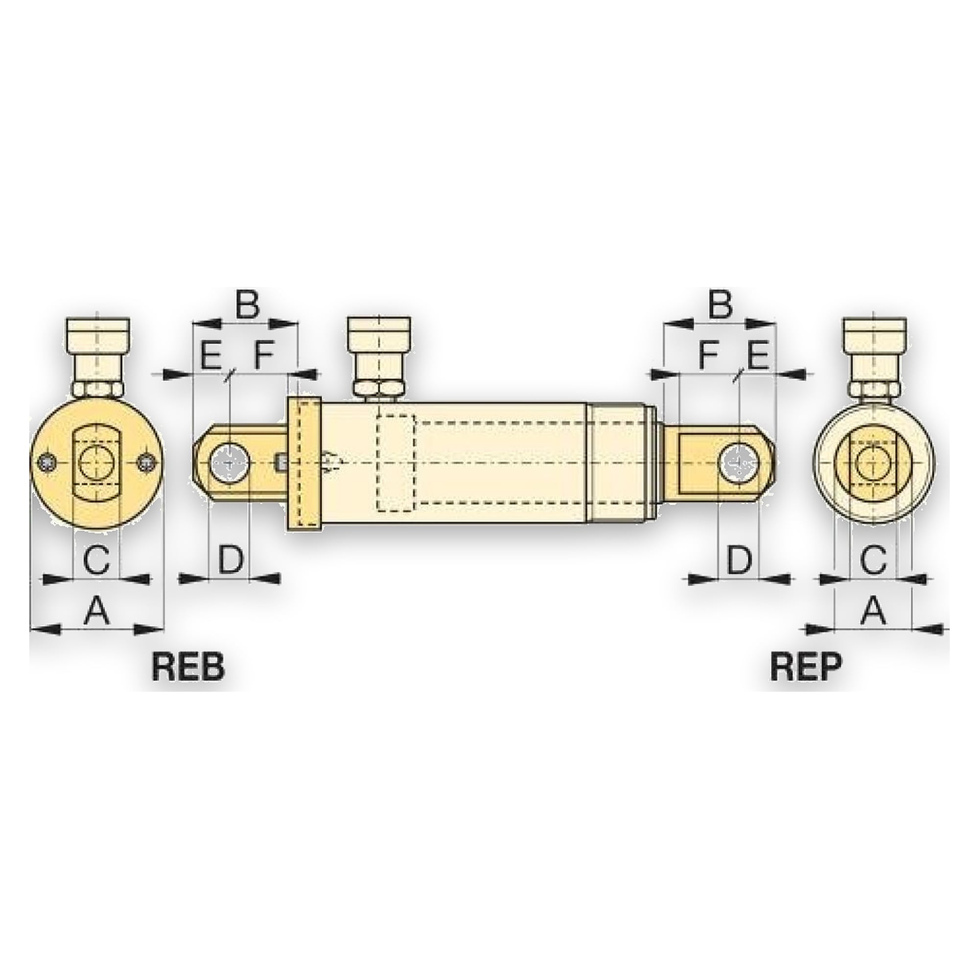 Fuß-Einhängeöse, für 101 kN Zylinder - Enerpac REB10
