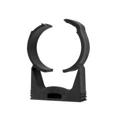Riegler 117067.Pipe clamp, PP, »sharkbite«, f. pipe exterior ø 35 - 40 mm, black