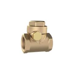 Riegler 158067.Check valve, DN 32, Brass, G 1 1/4, PN max. 10 bar