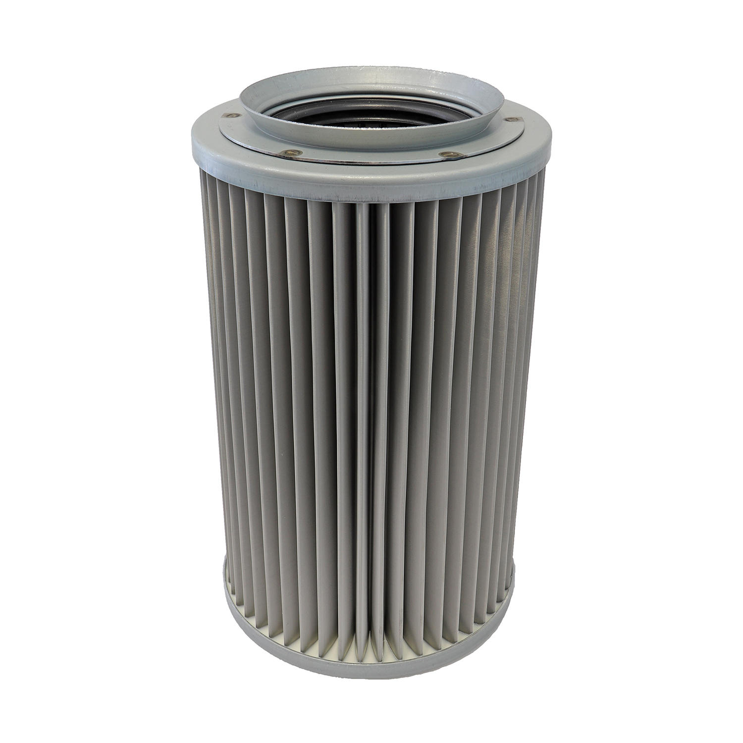 Stauff 1020001251. Replacement Filter Element for Return-Line Filters Micron Rating: 40 µm Material: Stainless Mesh Outer Diameter (mm): 129 Inner Diameter (mm): 66,8 Length (mm): 221,5 Sealing: NBR, β ratio >2