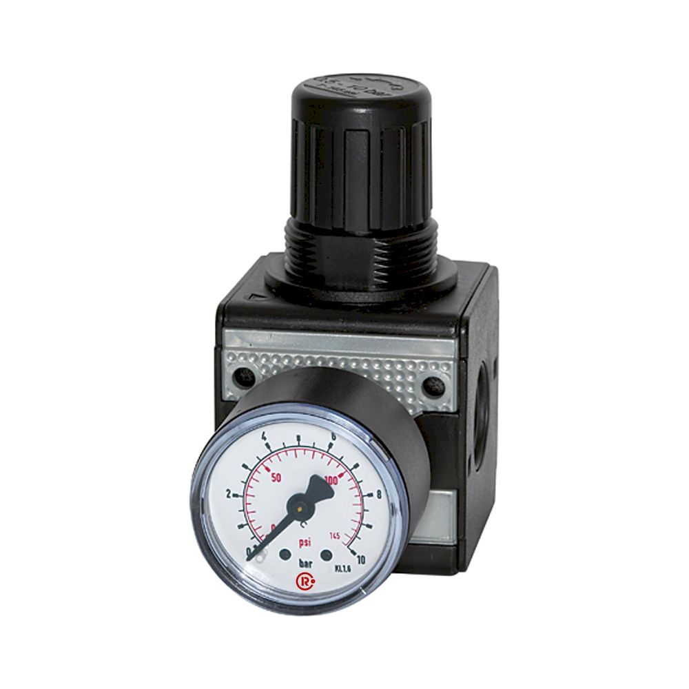 Riegler 100455.Precision pressure regulator »multifix«, Size 1, G 1/4, 0.2-6 bar