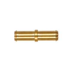 Riegler 133402.Straight hose connection supports, for hose I.D. 4 mm, brass