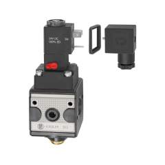 Riegler 100617.Switch valve (3/2-way valve) »multifix«, 24 V AC, Size 1, G 1/4