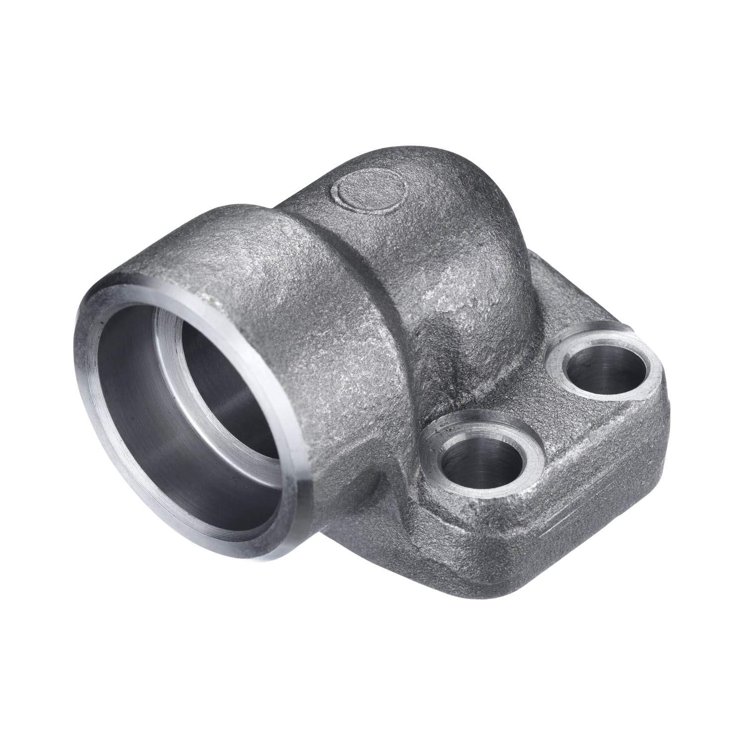 Stauff 1730000372. Einteiliger Flansch 3000 PSI Einschweißversion 90° Hochdruck Größe: 2" Stahl blank, geölt