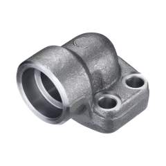 Stauff 1730000370. One-Piece Flange 3000 PSI Socket Weld Version 90° Highpressure Size: 1 1/4" Carbon Steel Blank Oiled