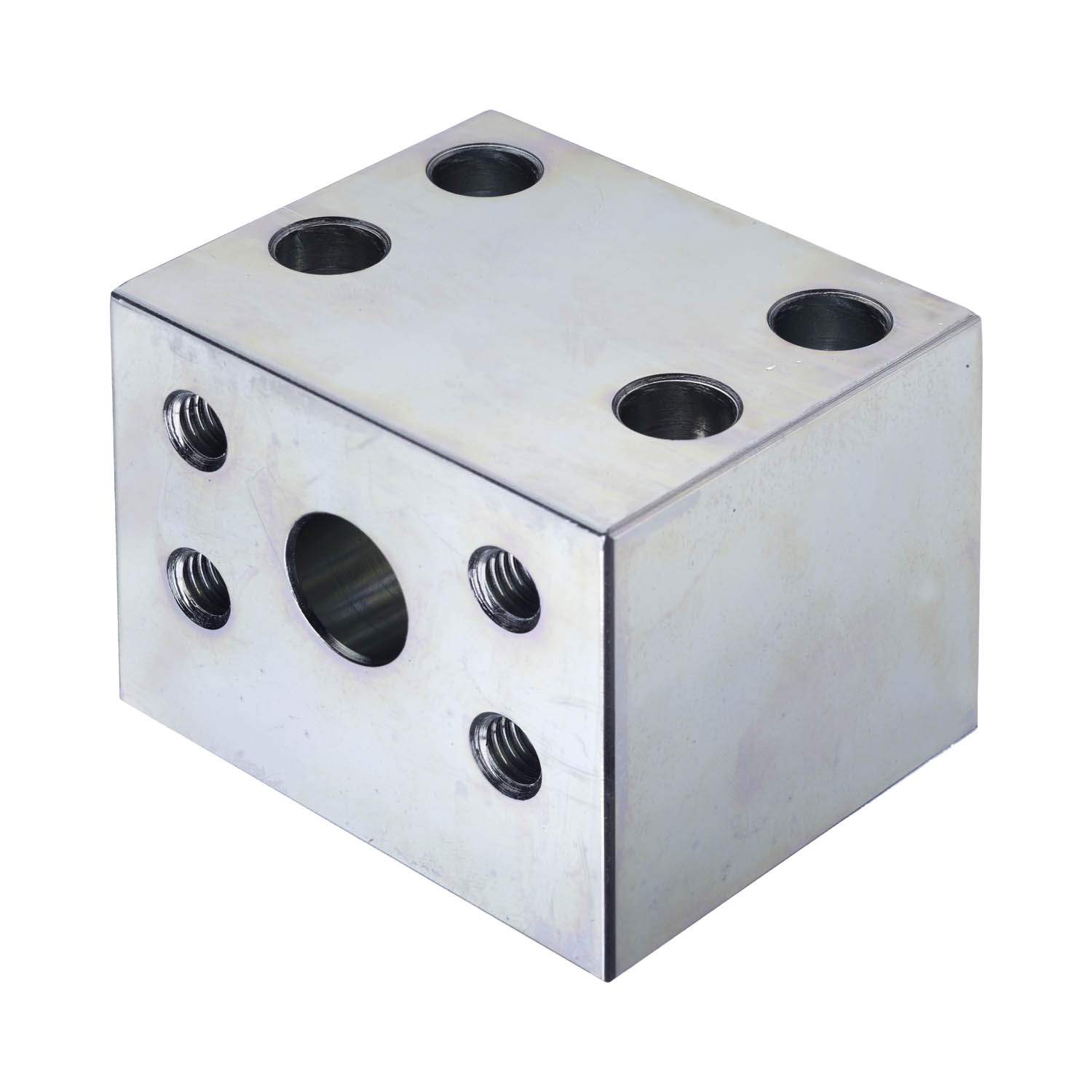 Stauff 1730001137. Einteiliger Flansch 3000 PSI L-Block Adapterausführung Größe: 2-1/2" Stahl C6F