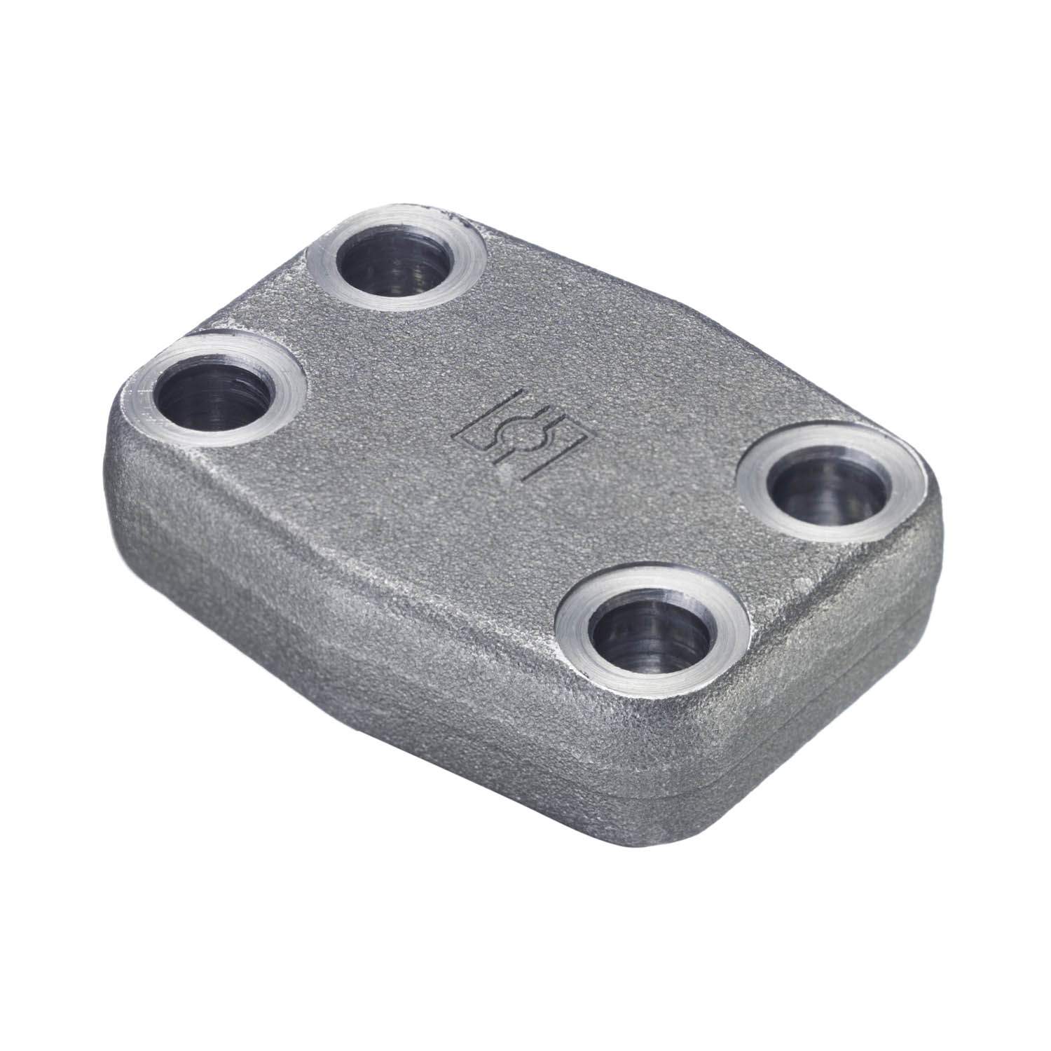 Stauff 1730002339. Verschlussflansch 3000 PSI Größe: 2-1/2" Stahl blank, geölt