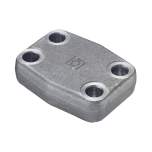 Stauff 1730000418. Blanking Flange 6000 PSI Size: 1/2" Carbon Steel Blank Oiled