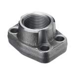 Stauff 1730001437. Einteiliger Flansch 6000 PSI Einschraubversion Gerade Gewinde: UN / U Größe: 1" Stahl blank, geölt