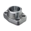 Stauff 1730001023. One-Piece Flange 3000 PSI Socket Weld Version Straight Highpressure Size: 1/2" Carbon Steel Blank Oiled
