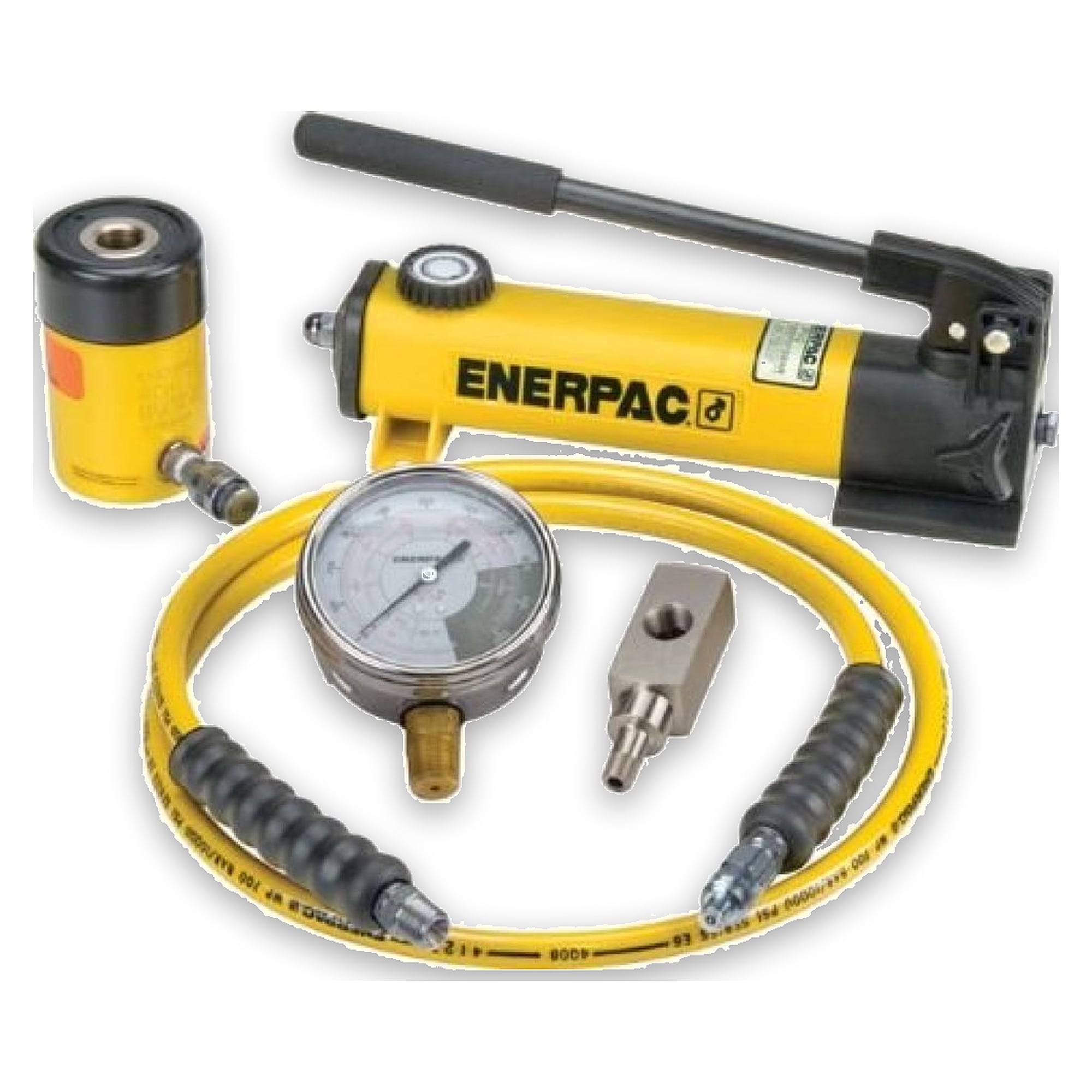 Hollow Cylinder and Hand Pump Set, 125 kN, 42 mm Stroke - Enerpac SCH121H