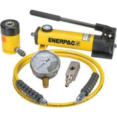 Enerpac SCH121H, 125 kN, 42 mm Stroke, Hollow Hydraulic Cylinder and Hand Pump Set