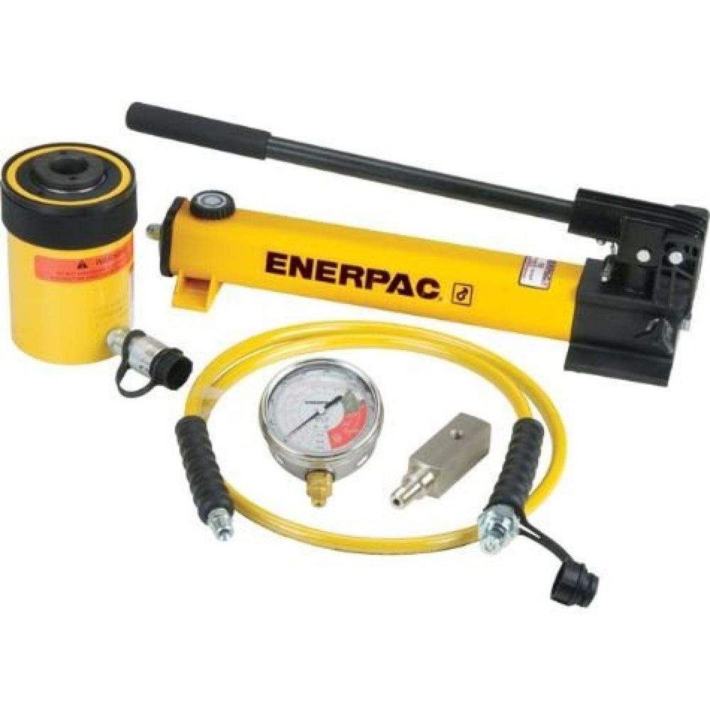 Enerpac SCH302H, 326 kN, 64 mm Hub, Hohle Hydraulikzylinder und Handpumpensatz