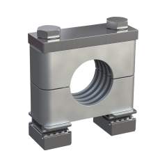 Stauff 1110029718. Clamp Assemblies Heavy Series Size 3S Ø16mm Aluminium W3 Cover Plate, Hex. Head Bolt Channel Rail Adaptor